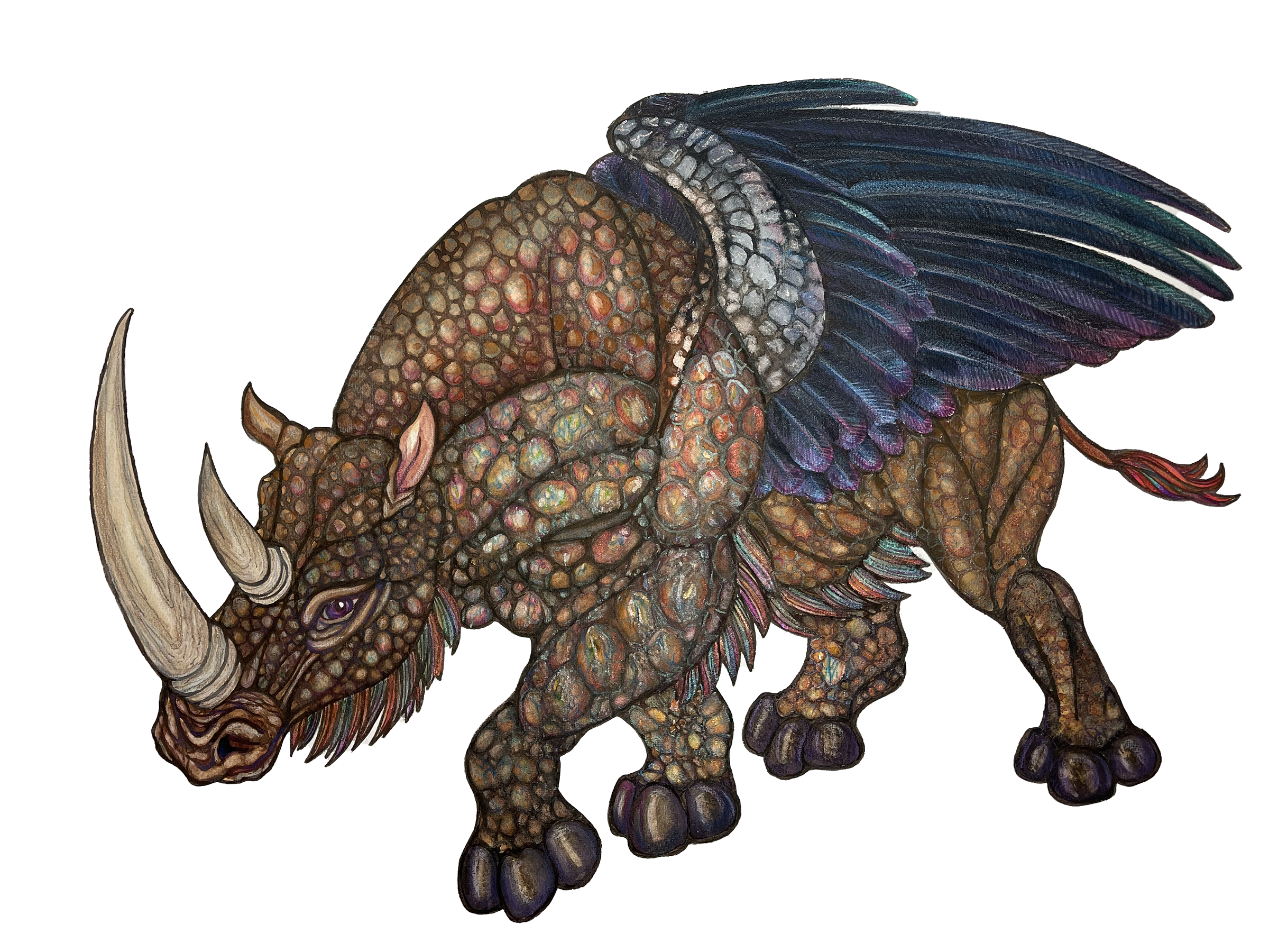 Misty's Flying Rhinocorn - final artwork